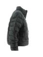 Calvin Klein Jeans Giacca Donna Nera Bomber Crop con Logo Piccolo