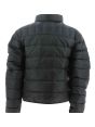 Calvin Klein Jeans Giacca Donna Nera Bomber Crop con Logo Piccolo