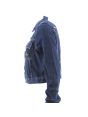 Calvin Klein Donna Giacca Jeans Crop Stone Wash Blu