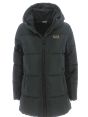 EA7 Emporio Armani Giacca Tre Quarti Donna Nera Con Cappuccio