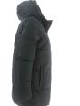 EA7 Emporio Armani Giacca Tre Quarti Donna Nera Con Cappuccio