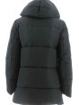 EA7 Emporio Armani Giacca Tre Quarti Donna Nera Con Cappuccio