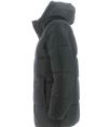 EA7 Emporio Armani Giacca Tre Quarti Donna Nera Con Cappuccio