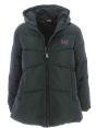 EA7 Emporio Armani Donna Giacca Con Cappuccio Over Nera Tinta Unita