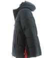EA7 Emporio Armani Donna Giacca Con Cappuccio Over Nera Tinta Unita