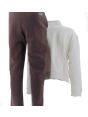 EA7 Emporio Armani Donna Tuta Felpa Felpata Full Zip Crop