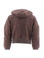 EA7 Emporio Armani Felpa Felpata Crop Full Zip Cappuccio Donna