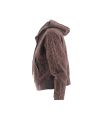 EA7 Emporio Armani Felpa Felpata Crop Full Zip Cappuccio Donna