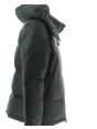 EA7 Emporio Armani Uomo Giacca Piuma Con Cappuccio Nera Tinta Unita