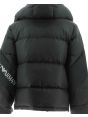 EA7 Emporio Armani Uomo Giacca Piuma Con Cappuccio Nera Tinta Unita