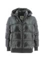 A|X Armani Exchange Donna Giacca Bomber con Cappuccio Tinta Unita