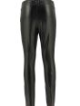 A|X Armani Exchange Donna Pantalone Leggings Ecopelle Nero