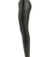 A|X Armani Exchange Donna Pantalone Leggings Ecopelle Nero