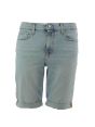 Calvin Klein Uomo Bermuda Jeans Stone Wash Light Blue Slim Short