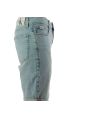 Calvin Klein Uomo Bermuda Jeans Stone Wash Light Blue Slim Short