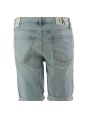 Calvin Klein Uomo Bermuda Jeans Stone Wash Light Blue Slim Short