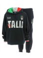 EA7 Emporio Armani Donna Tuta Felpa Garzata Capp Chiuso Olimpiadi 2024
