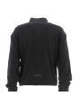 EA7 Emporio Armani Donna Felpa Garzata Nera Full Zip Natural Ventus