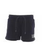 Short EA7 Emporio Armani Donna Felpa Garzata Tinta Unita