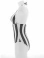 Costume Intero EA7 Emporio Armani Donna Bianco/Blu