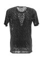 A|X Armani Exchange T Shirt Donna Manica Corta Girocollo con Trasparenza Logo AX