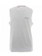 T Shirt Senza Maniche A|X Armani Exchange Uomo Tinta Unita Logo AX