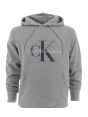 Calvin Klein Uomo Felpa Felpata Cappuccio Chiuso Tinta Unita