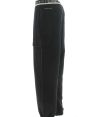 EA7 Emporio Armani Donna Pantalone Cargo Nero/Oro in Felpa Garzata Linea Ventus