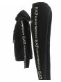 Tuta Donna Cappuccio Chiuso EA7 Emporio Armani in Felpa Tinta Unita Tape Armani