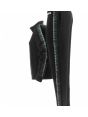 Tuta Felpa Full Zip Natural Ventus Nera EA7 Emporio Armani Donna con Tape Emporio Armani