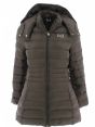 Giacca Lunga con Cappuccio EA7 Emporio Armani Donna Tinta Unita