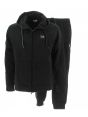 Tuta Felpa Full Zip Cappuccio EA7 Emporio Armani Uomo Felpata