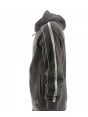 Felpa Felpata Cappuccio Full Zip EA7 Emporio Armani Uomo con Tape Armani