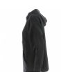 Felpa Garzata Cappuccio Chiuso A|X Armani Exchange Donna Tinta Unita Nera
