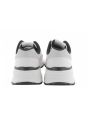 Scarpe Hike Runner Mesh Mix Met Calvin Klein Donna Bianco/Nero