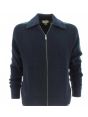 Pullover Uomo Cotone e Lana Full Zip Calvin Klein a Coste Inglesi
