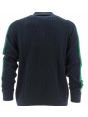 Pullover Uomo Cotone e Lana Full Zip Calvin Klein a Coste Inglesi