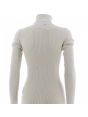T shirt Manica Lunga Elasticizzata a Collo Alto Calvin Klein Donna