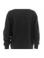 Felpa Garzata Girocollo Calvin Klein Donna Tinta Unita
