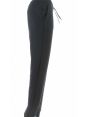 Pantalone in Felpa Garzata A|X Armani Exchange Donna Tinta Unita Nero Logo AX con Strass