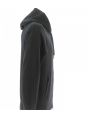 Felpa Garzata Full Zip Cappuccio A|X Armani Exchange Uomo Nera Logo AX Oro