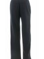 Pantalone in Felpa Garzata A|X Armani Exchange Uomo Nero con Logo AX Oro