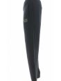 Pantalone in Felpa Garzata A|X Armani Exchange Uomo Nero con Logo AX Oro