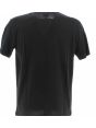 T Shirt Manica Corta Girocollo A|X Armani Exchange Uomo Nera con Logo AX Oro
