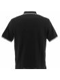 Polo Pique' Manica Corta A|X Armani Exchange Uomo a Tre Bottoni con Doppia Riga Regular Fit