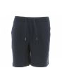 Bermuda in Felpa Garzata A|X Armani Exchange Uomo Tinta Unita Logo AX Gommato