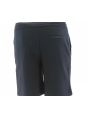 Bermuda in Felpa Garzata A|X Armani Exchange Uomo Tinta Unita Logo AX Gommato