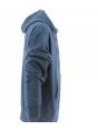 Felpa Garzata Full Zip Cappuccio Calvin Klein Uomo Tinta Unita Logo Calvin Klein Ricamato