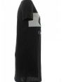 Abitino Girocollo Manica Corta Calvin Klein Donna Nero/Bianco Logo CK Ricamato