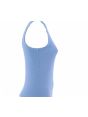 Canottiera Elasticizzata Calvin Klein Donna a Costine Giro Collo Tinta Unita